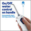 Wholesale price for Waterpik Cordless Portable Water Flosser, White and Blue ZJ Sons Waterpik 