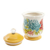 The Pioneer Woman Blossom Jubilee Canister with Acrylic Knob, 8.75
