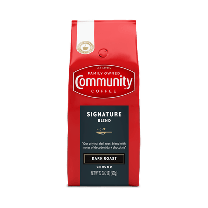 Wholesale price for Community Coffee Signature Blend Dark Roast Ground Coffee, 32 Oz, Bag ZJ Sons Community Coffee 