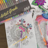 Artist Grade Color Gel Pen Set 100-Count for Adult Coloring Scrapbooking Doodling Comic Animation