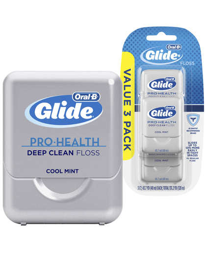 Wholesale price for Oral-B Glide Pro-Health Deep Clean Cool Mint Dental Floss, Value 3 Pack (40m Each) ZJ Sons Oral-B 