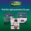 Depend Night Defense Women's Overnight Adult Incontinence Underwear, M, Light Pink, 32ct