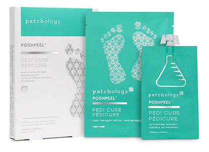 Patchology Posh Pedi Cure Skin Exfoliant, 0.68 fl oz