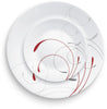 Wholesale price for Corelle® Splendor, White and Red, 12 Piece, Dinnerware Set ZJ Sons Corelle 