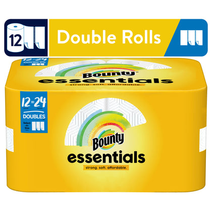 Wholesale price for Bounty Essentials Select-A-Size Paper Towels, White, 12 Double Rolls ZJ Sons Bounty 