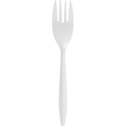Genuine Joe Medium-weight Cutlery Fork, 1000 / Carton, GJO20000