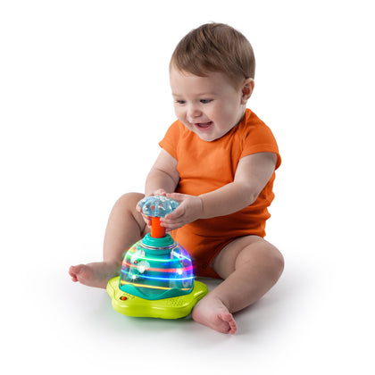 Wholesale price for Bright Starts Press & Glow Spinner Baby Toy with Lights and Sounds, Ages 6 months + ZJ Sons ZJ Sons Glow Spinner Baby Toy