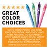 BIC Gel-ocity Quick Dry Retractable Gel Pens, Medium Point (0.7mm), Assorted Colors, 12 Count