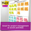 Post-it Super Sticky Notes, 3 in. x 3 in., Supernova Neons, 24 Pads