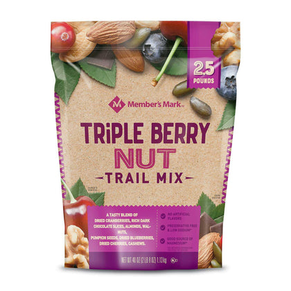 Wholesale price for Member's Mark Triple Berry Nut Trail Mix (40 oz.) ZJ Sons Member's Mark 