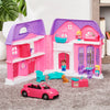 Wholesale price for Kid Connection Folding Dollhouse with Family Car, 21 Pieces ZJ Sons ZJ Sons 