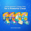 ARM & HAMMER Plus OxiClean with Odor Blasters 5-in-1 Fresh Burst Laundry Detergent Power Paks, 42 Count Bag