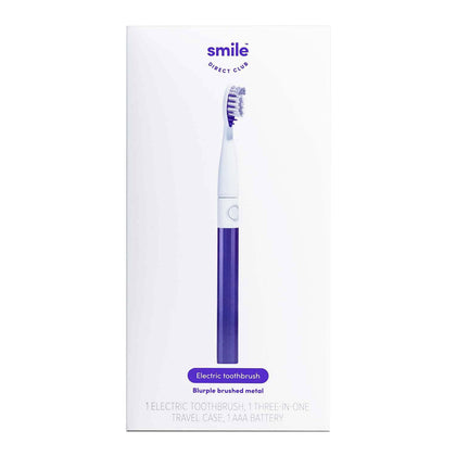 Wholesale price for SmileDirectClub Electric Toothbrush with 3-in-1 Travel Case, Mirror Mount, and Stand - Blurple ZJ Sons SmileDirectClub 