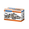 Tramontina 9-Piece Non-Stick Cookware Set, Champagne