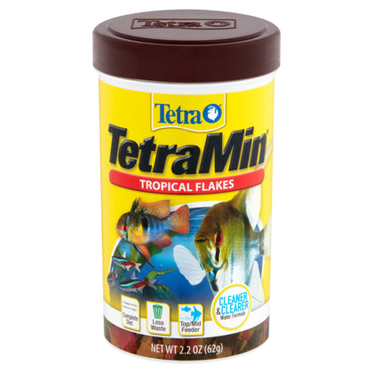 Tetra TetraMin Tropical Flakes Fish Food, 2.2 oz
