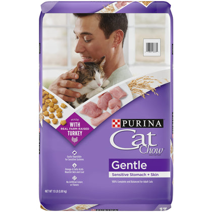 Wholesale price for Purina Cat Chow Sensitive Stomach Turkey Dry Cat Food, 13 lb Bag ZJ Sons Cat Chow 