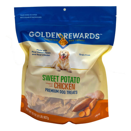Wholesale price for Golden Rewards Sweet Potato Wrapped with Chicken Dog Treats, 32 oz ZJ Sons coming soon 
