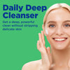 Differin Daily Deep Cleanser with 5% Benzoyl Peroxide, Face Wash for Acne Prone Skin, 4 oz