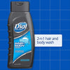 Dial Men 3 in 1 Body Wash, Hydro Fresh, 20 fl oz (Pack of 4)