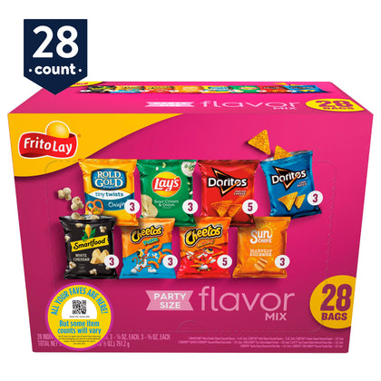 Wholesale price for Frito-Lay Flavor Mix Snacks Variety Pack, Party Size, 28 Count (Assortment May Vary) ZJ Sons Frito-Lay 