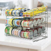 Sorbus Can Organizer Rack, 3-Tier Stackable Can Tracker & Pantry Cabinet Organizer Holds up to 36 Cans, Great Storage for Canned Foods, Drinks, and more in Kitchen, Cupboard, Pantry