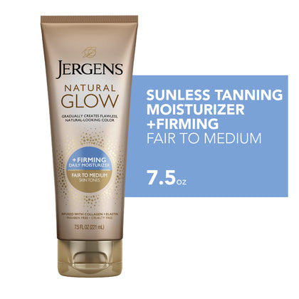 Wholesale price for Jergens Natural Glow +FIRMING Sunless Tanning Daily Body Lotion, Fair to Medium Skin Tone, 7.5 fl oz ZJ Sons Jergens 