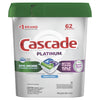 Cascade Platinum ActionPacs Dishwasher Detergent, Fresh Scent, 62 Count