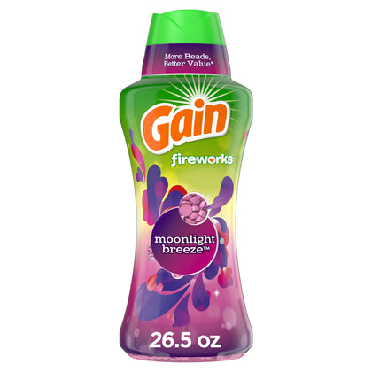 Wholesale price for Gain Fireworks Moonlight Breeze, 26.5 oz In-Wash Scent Booster Beads ZJ Sons Gain 