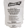 Genuine Joe Reusable Plastic Bowls Bowl - Plastic Bowl - White - 125 Piece(s) / Pack