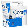 Cerave Daily Moisturizing Cream with Pump Combo Pack, Moisturizer for Normal to Dry Skin, 16 oz Pump and 1.89 oz Travel Size