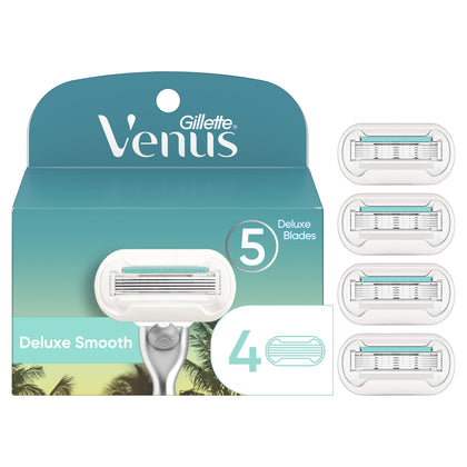 Wholesale price for Venus Miami Sunrise Deluxe Smooth Sensitive, Women's Razor Refills, 4 ct ZJ Sons Venus 