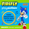 Firefly Play Action Sonic the Hedgehog Battery Powered Smart Kids Sonic Toothbrush, Soft