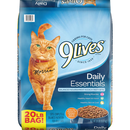 Wholesale price for 9Lives Daily Essentials Dry Cat Food, 20-Pound Bag ZJ Sons 9Lives 