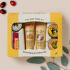 Burt's Bees Tips and Toes Kit Travel Beauty Gift Set, 6 Piece Travel Size Set