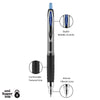 uniball 207 Retractable Gel Pen, Medium Point, 0.7 mm, Blue Ink, 12 Count