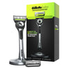 Gillette Labs with Exfoliating Bar Men's Razor, Includes 2 Razor Blade Refills and Premium Magnetic Stand