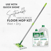 Quick Shine Liquid Multi-Surface Floor Finish, 64 fl. oz., Household Floor Cleaner & Polish