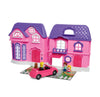 Wholesale price for Kid Connection Folding Dollhouse with Family Car, 21 Pieces ZJ Sons ZJ Sons 