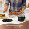 Crockpot Electric Lunch Box, Portable Food Warmer, 20-Ounce, Black Licorice