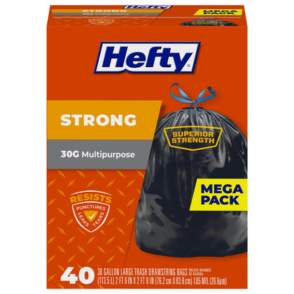 Wholesale price for Hefty Strong Large Trash Bags, 30 Gallon, 40 Count ZJ Sons Hefty 