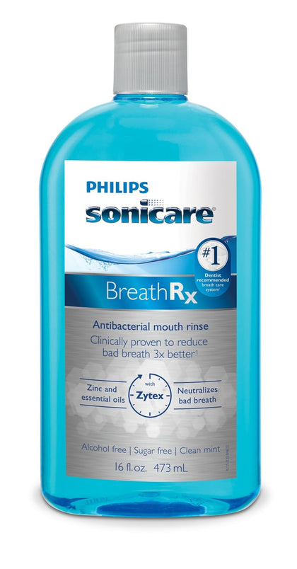 Philips Sonicare Breathrx Antibacterial Mouth Rinse (16oz Bottle)