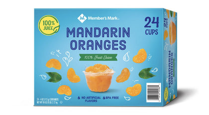 Wholesale price for Member's Mark Mandarin Oranges (4 oz., 24 ct.) ZJ Sons Member's Mark 