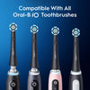Oral-B iO Gentle Care Replacement Heads, Electric Toothbrush Brush Heads, Black, 2 Count