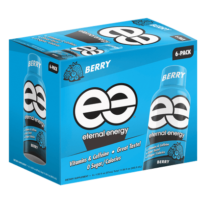 Eternal Energy Premium Energy Shot, Berry, 1.93 fl oz, 6 count