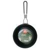 Ozark Trail 9.5 inch Camping Frying Pan Black Carbon Steel with Folding Handle