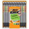 BIC Xtra Smooth No.2 Mechanical Pencil, Medium Point (0.7 mm), 40 Pack