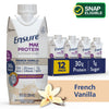 Ensure Max Protein Nutrition Shake, French Vanilla, 11 fl oz, 12 Count