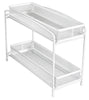 Mainstays 2-Tier Pull-Out Spice Organizer, White