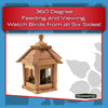 Pennington Cedar Gazebo Wild Bird Feeder, 3 lb. Hopper Capacity