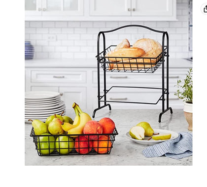 Wholesale price for Member's Mark 2-Tier Fruit Basket Stand ZJ Sons Member's Mark 